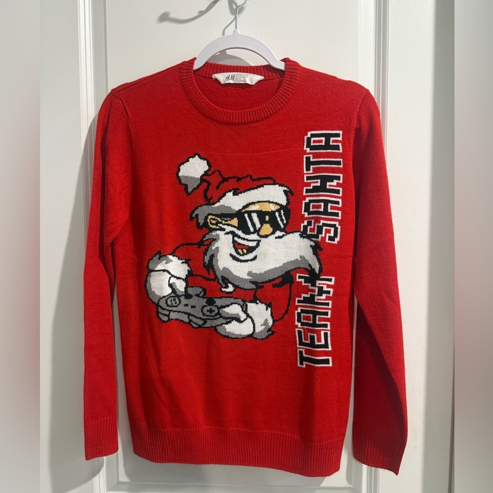 Team Santa Red Sweater